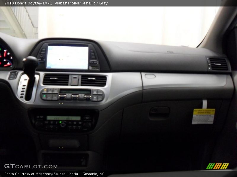 Alabaster Silver Metallic / Gray 2010 Honda Odyssey EX-L