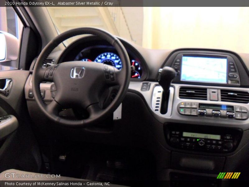Alabaster Silver Metallic / Gray 2010 Honda Odyssey EX-L