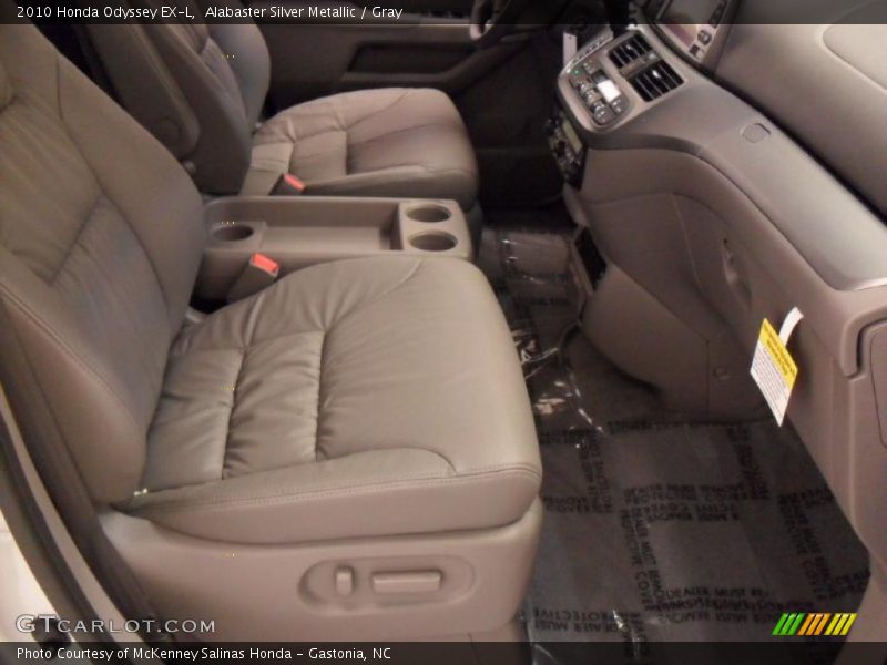 Alabaster Silver Metallic / Gray 2010 Honda Odyssey EX-L