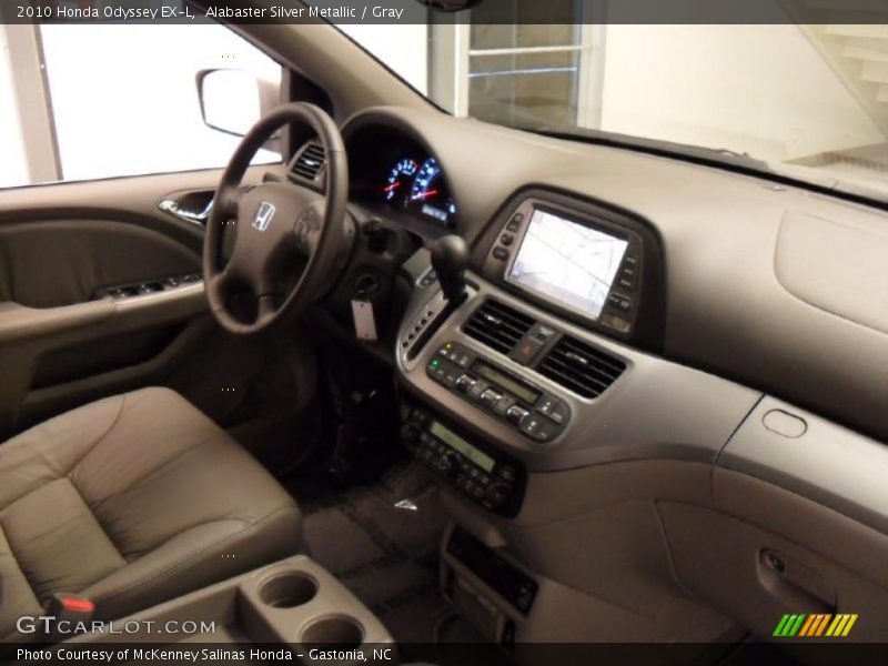 Alabaster Silver Metallic / Gray 2010 Honda Odyssey EX-L