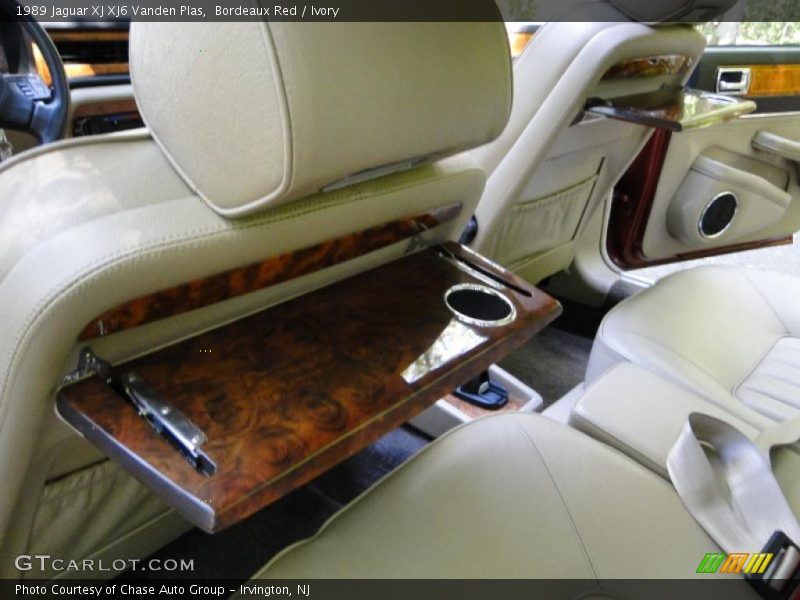 Bordeaux Red / Ivory 1989 Jaguar XJ XJ6 Vanden Plas