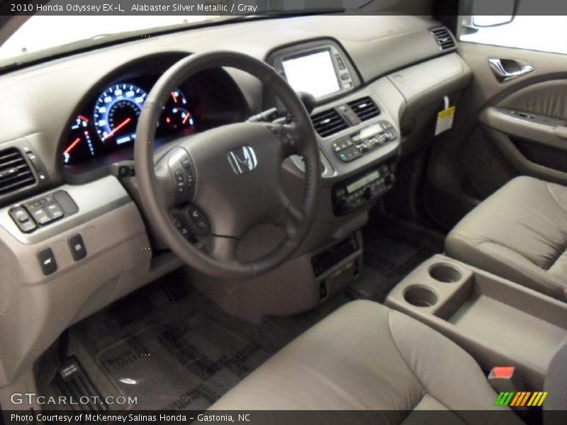 Alabaster Silver Metallic / Gray 2010 Honda Odyssey EX-L