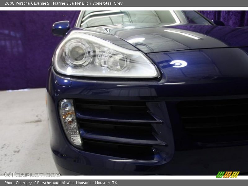 Marine Blue Metallic / Stone/Steel Grey 2008 Porsche Cayenne S