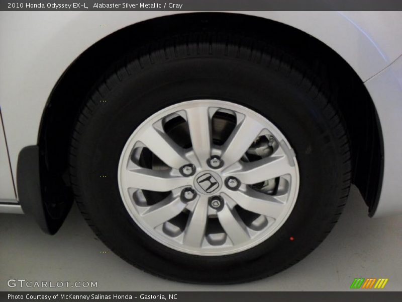 Alabaster Silver Metallic / Gray 2010 Honda Odyssey EX-L