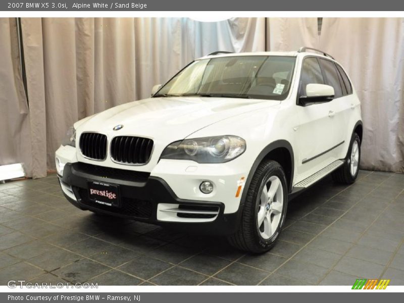 Alpine White / Sand Beige 2007 BMW X5 3.0si