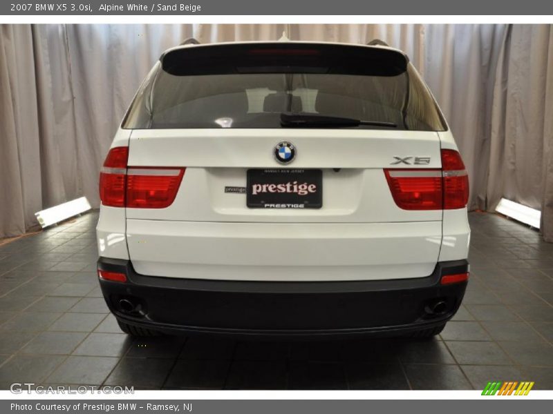 Alpine White / Sand Beige 2007 BMW X5 3.0si