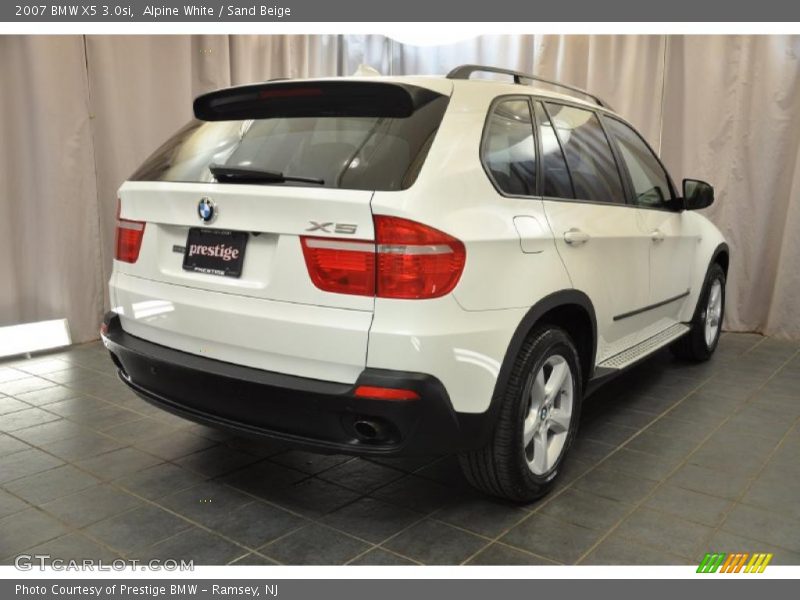 Alpine White / Sand Beige 2007 BMW X5 3.0si