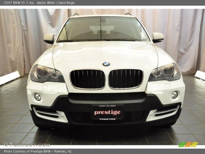 Alpine White / Sand Beige 2007 BMW X5 3.0si