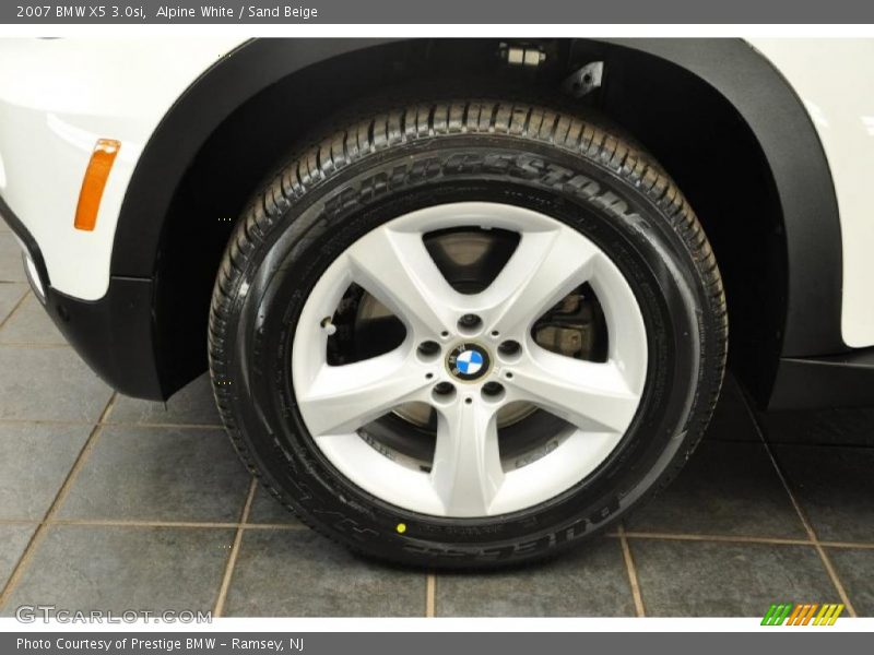 Alpine White / Sand Beige 2007 BMW X5 3.0si
