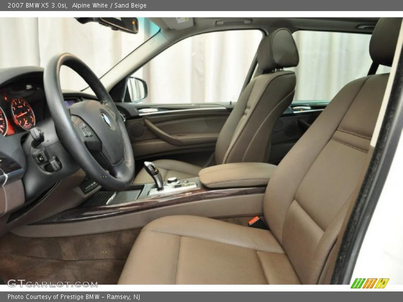 Alpine White / Sand Beige 2007 BMW X5 3.0si
