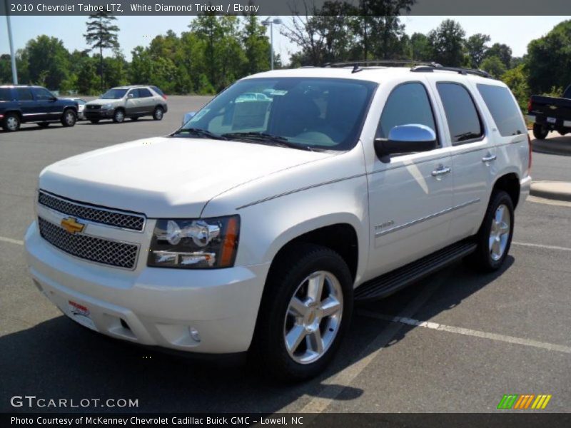 White Diamond Tricoat / Ebony 2010 Chevrolet Tahoe LTZ