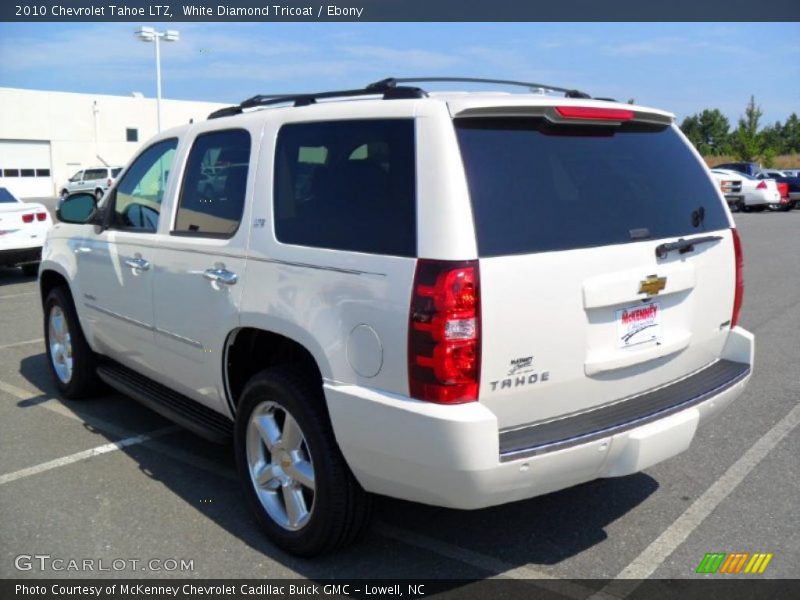 White Diamond Tricoat / Ebony 2010 Chevrolet Tahoe LTZ