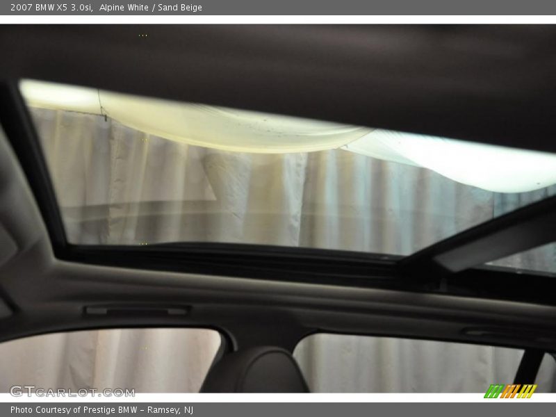 Alpine White / Sand Beige 2007 BMW X5 3.0si