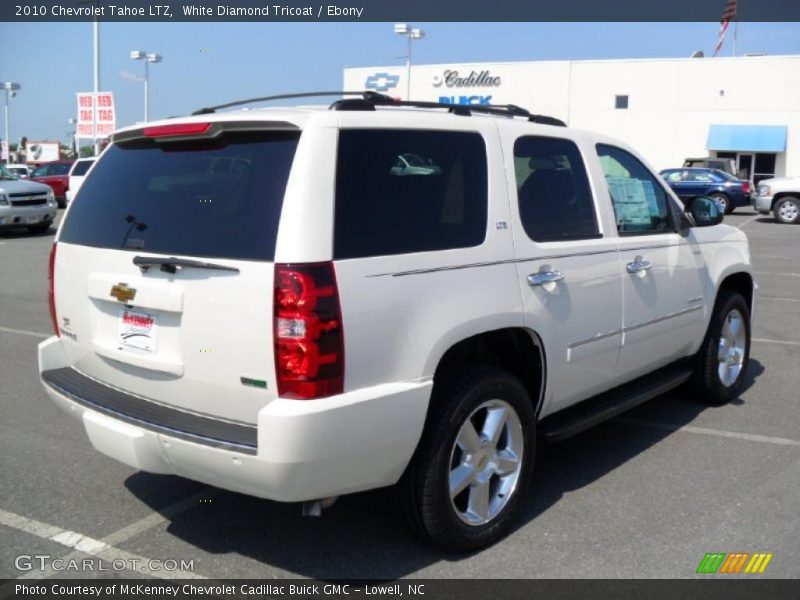 White Diamond Tricoat / Ebony 2010 Chevrolet Tahoe LTZ
