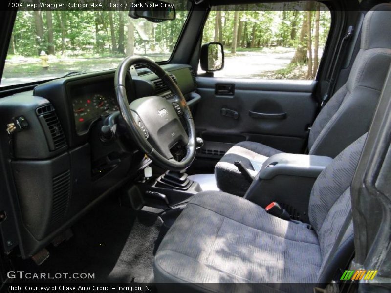 Black / Dark Slate Gray 2004 Jeep Wrangler Rubicon 4x4