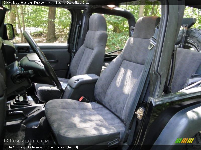 Black / Dark Slate Gray 2004 Jeep Wrangler Rubicon 4x4