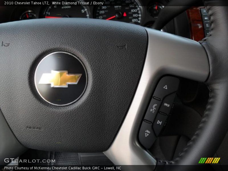 White Diamond Tricoat / Ebony 2010 Chevrolet Tahoe LTZ