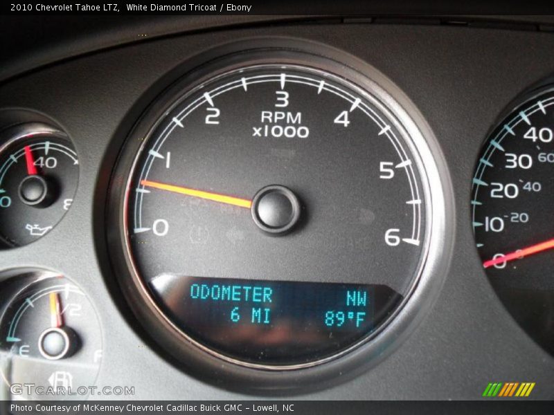 White Diamond Tricoat / Ebony 2010 Chevrolet Tahoe LTZ