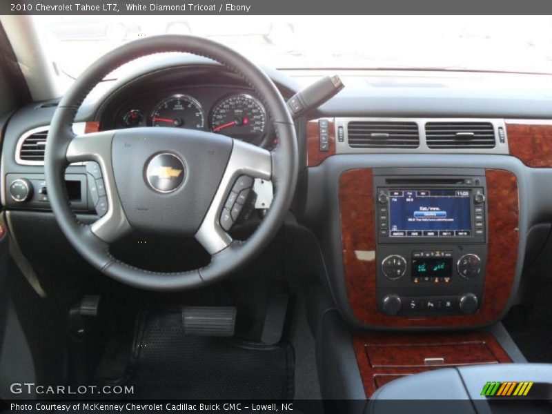 White Diamond Tricoat / Ebony 2010 Chevrolet Tahoe LTZ