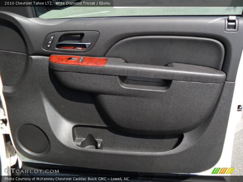 White Diamond Tricoat / Ebony 2010 Chevrolet Tahoe LTZ