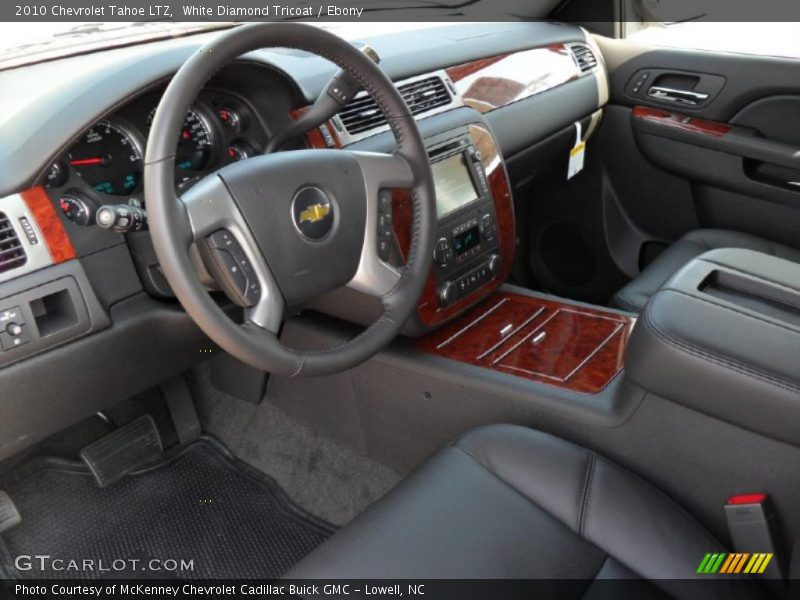 White Diamond Tricoat / Ebony 2010 Chevrolet Tahoe LTZ