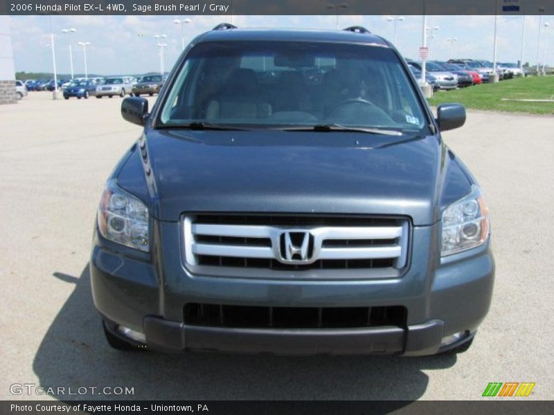 Sage Brush Pearl / Gray 2006 Honda Pilot EX-L 4WD
