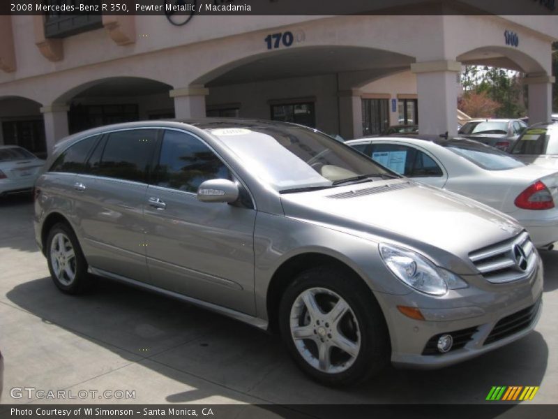 Pewter Metallic / Macadamia 2008 Mercedes-Benz R 350