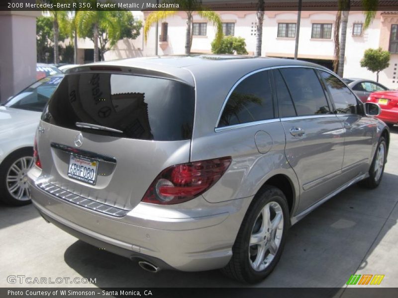 Pewter Metallic / Macadamia 2008 Mercedes-Benz R 350