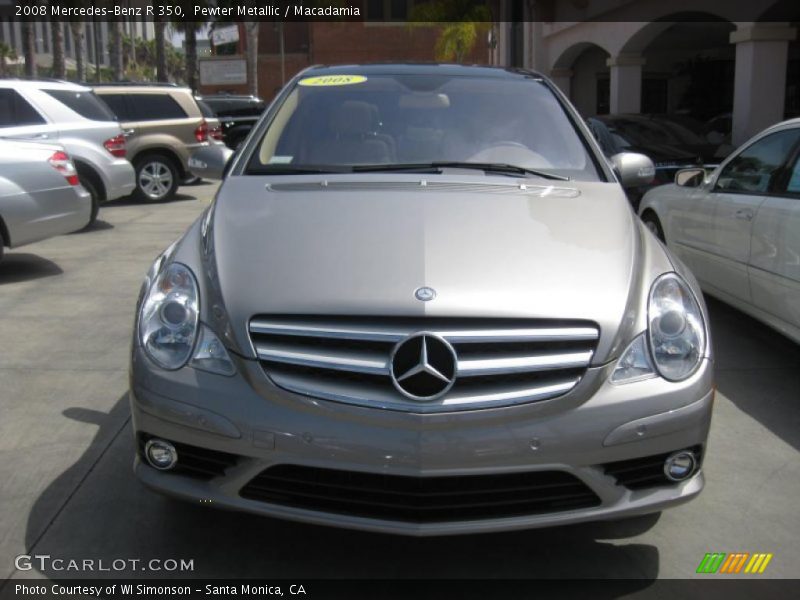 Pewter Metallic / Macadamia 2008 Mercedes-Benz R 350