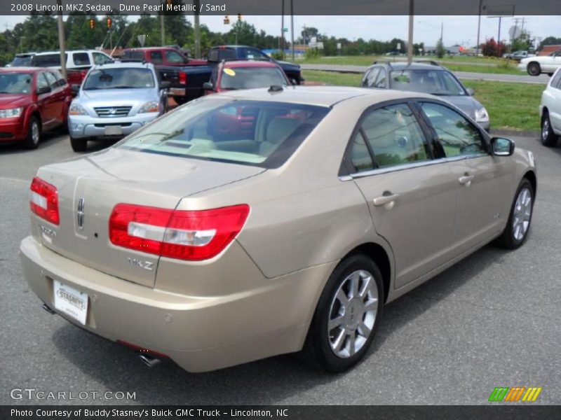 Dune Pearl Metallic / Sand 2008 Lincoln MKZ Sedan