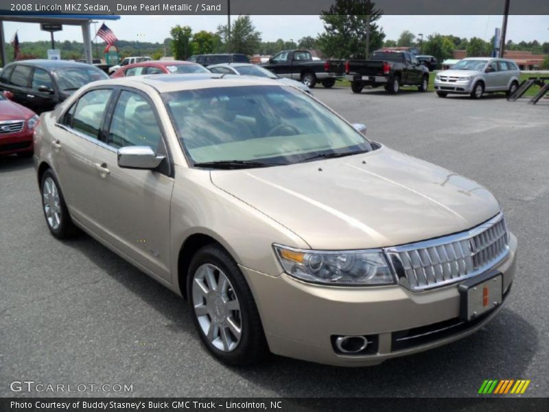Dune Pearl Metallic / Sand 2008 Lincoln MKZ Sedan
