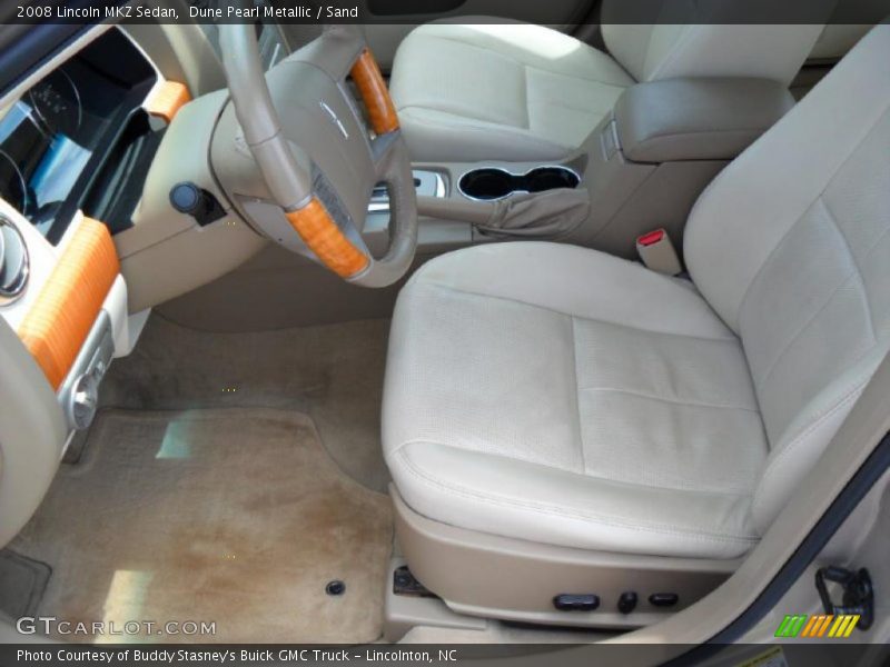 Dune Pearl Metallic / Sand 2008 Lincoln MKZ Sedan
