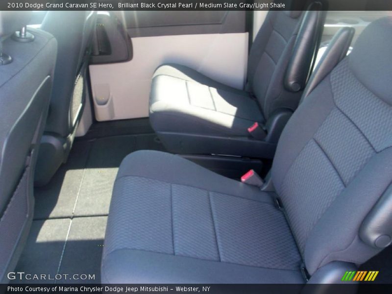 Brilliant Black Crystal Pearl / Medium Slate Gray/Light Shale 2010 Dodge Grand Caravan SE Hero