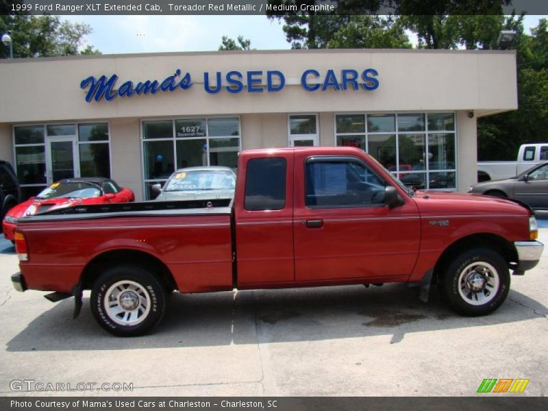 Toreador Red Metallic / Medium Graphite 1999 Ford Ranger XLT Extended Cab