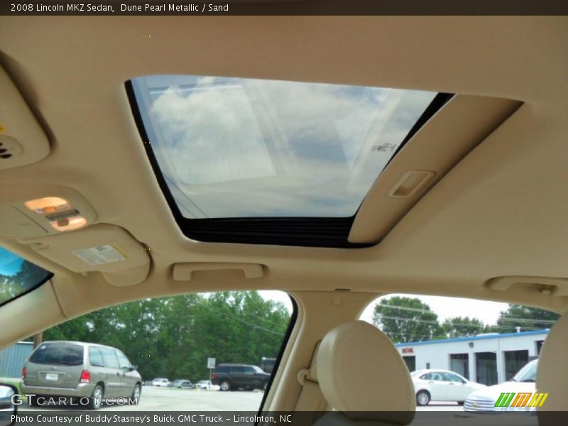 Dune Pearl Metallic / Sand 2008 Lincoln MKZ Sedan