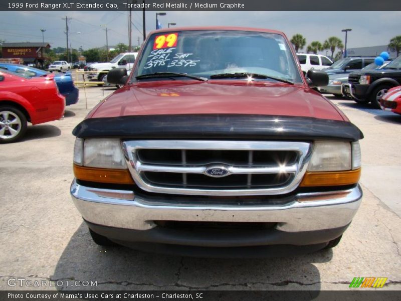 Toreador Red Metallic / Medium Graphite 1999 Ford Ranger XLT Extended Cab