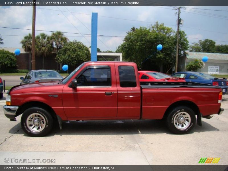 Toreador Red Metallic / Medium Graphite 1999 Ford Ranger XLT Extended Cab