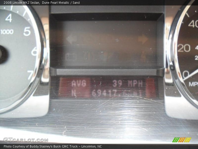 Dune Pearl Metallic / Sand 2008 Lincoln MKZ Sedan