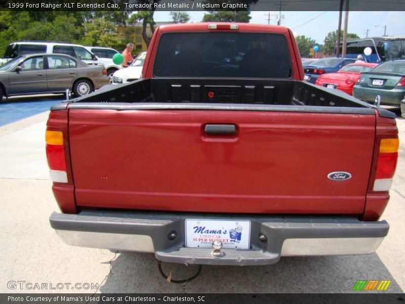 Toreador Red Metallic / Medium Graphite 1999 Ford Ranger XLT Extended Cab