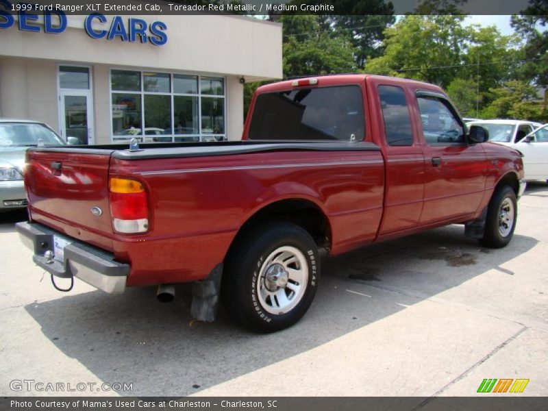 Toreador Red Metallic / Medium Graphite 1999 Ford Ranger XLT Extended Cab