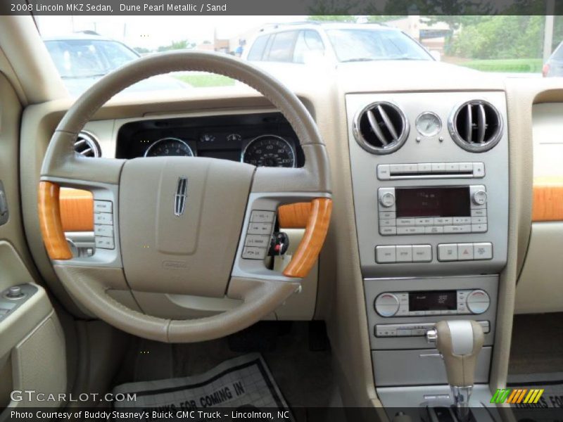 Dune Pearl Metallic / Sand 2008 Lincoln MKZ Sedan
