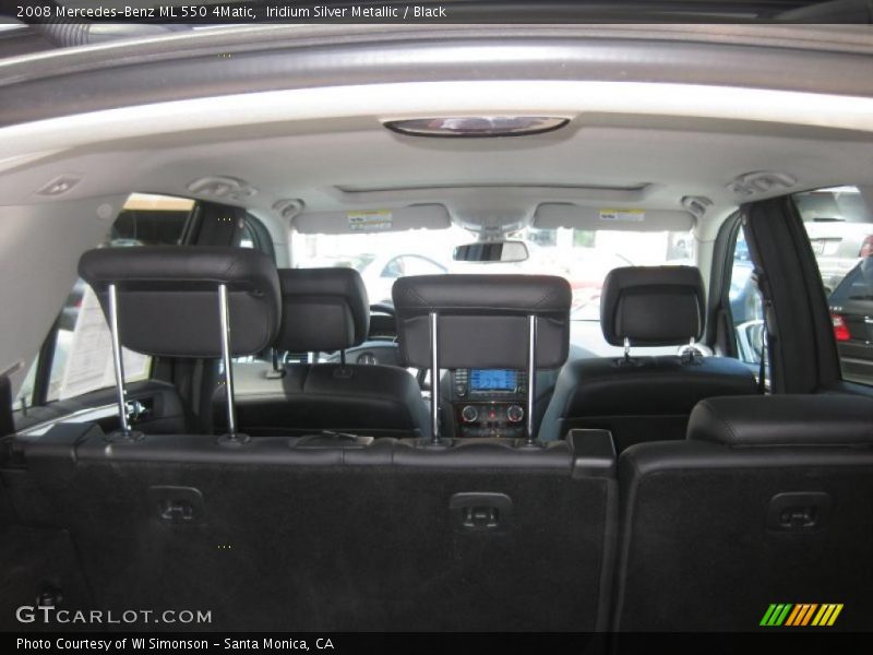 Iridium Silver Metallic / Black 2008 Mercedes-Benz ML 550 4Matic