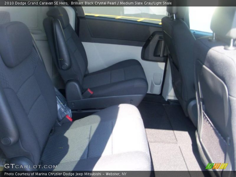 Brilliant Black Crystal Pearl / Medium Slate Gray/Light Shale 2010 Dodge Grand Caravan SE Hero