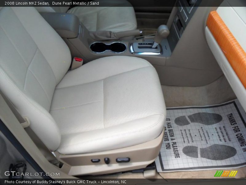 Dune Pearl Metallic / Sand 2008 Lincoln MKZ Sedan