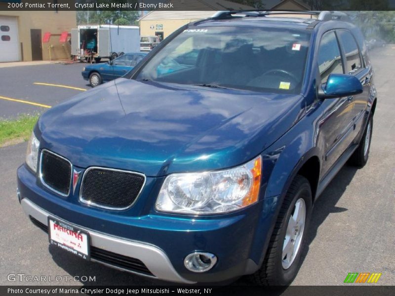 Crystal Lake Metallic / Ebony Black 2006 Pontiac Torrent
