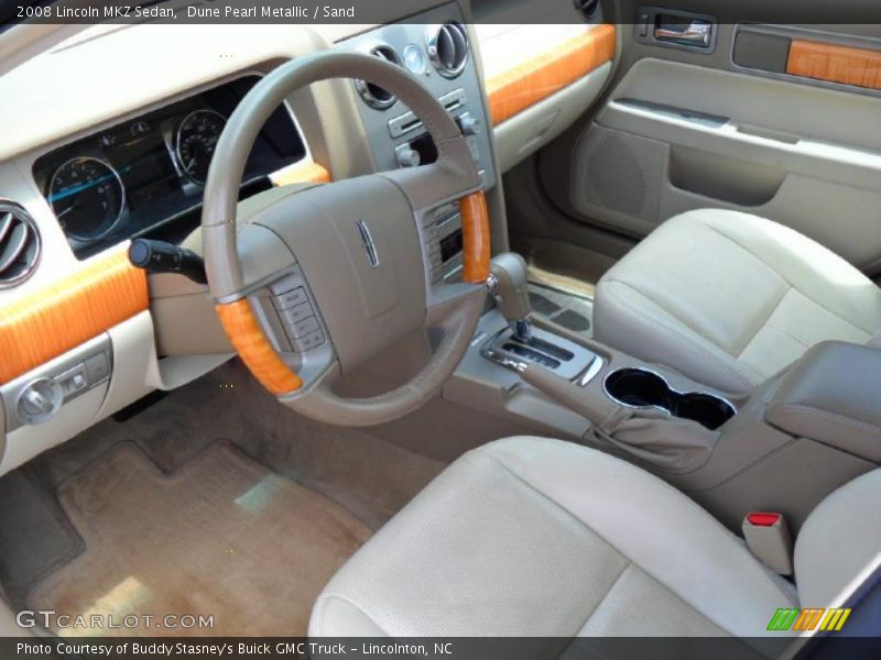 Dune Pearl Metallic / Sand 2008 Lincoln MKZ Sedan