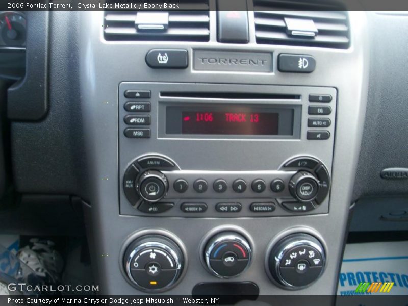 Crystal Lake Metallic / Ebony Black 2006 Pontiac Torrent