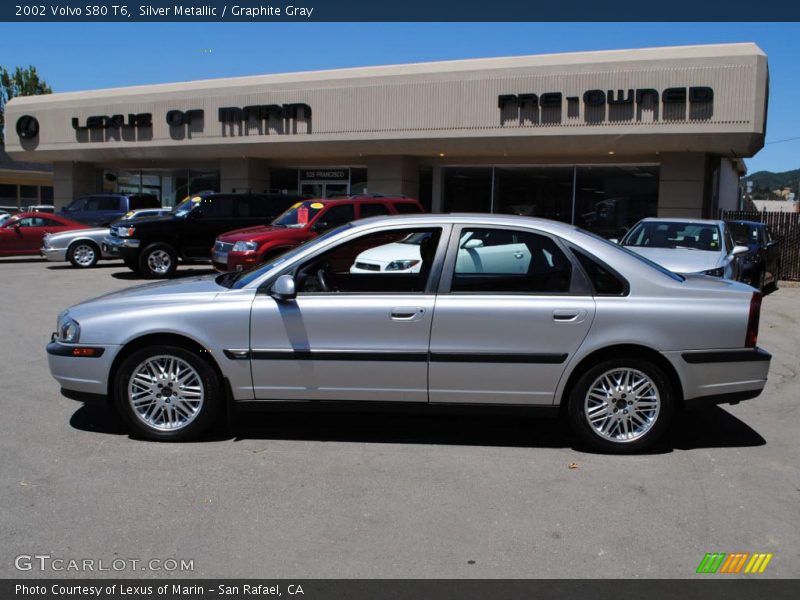 Silver Metallic / Graphite Gray 2002 Volvo S80 T6