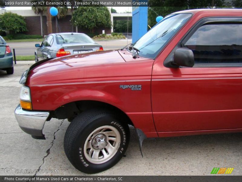 Toreador Red Metallic / Medium Graphite 1999 Ford Ranger XLT Extended Cab