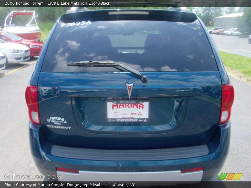 Crystal Lake Metallic / Ebony Black 2006 Pontiac Torrent